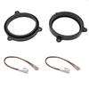 Front Door Speaker Adapter 6.5 Inch For Subaru Forester Impreza Outback WRX/STI Audio Speaker Spacer Ring Bracket Replacement
