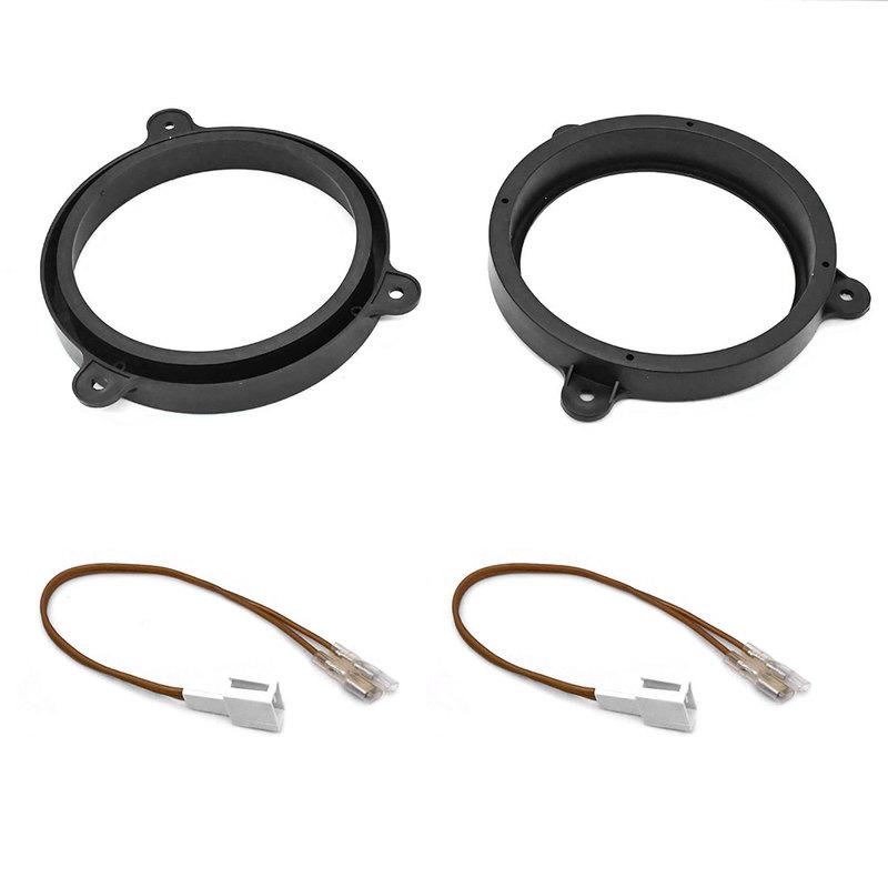 Front Door Speaker Adapter 6.5 Inch For Subaru Forester Impreza Outback WRX/STI Audio Speaker Spacer Ring Bracket Replacement