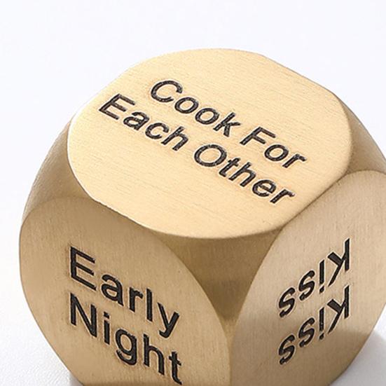 Дата Вечер Идеи Решающие Кости Портативные Нержавеющая Сталь Взрослые Пары Решающие Кости День Святого Валентина Годовщина Девушка Парень Муж Жена Подарок