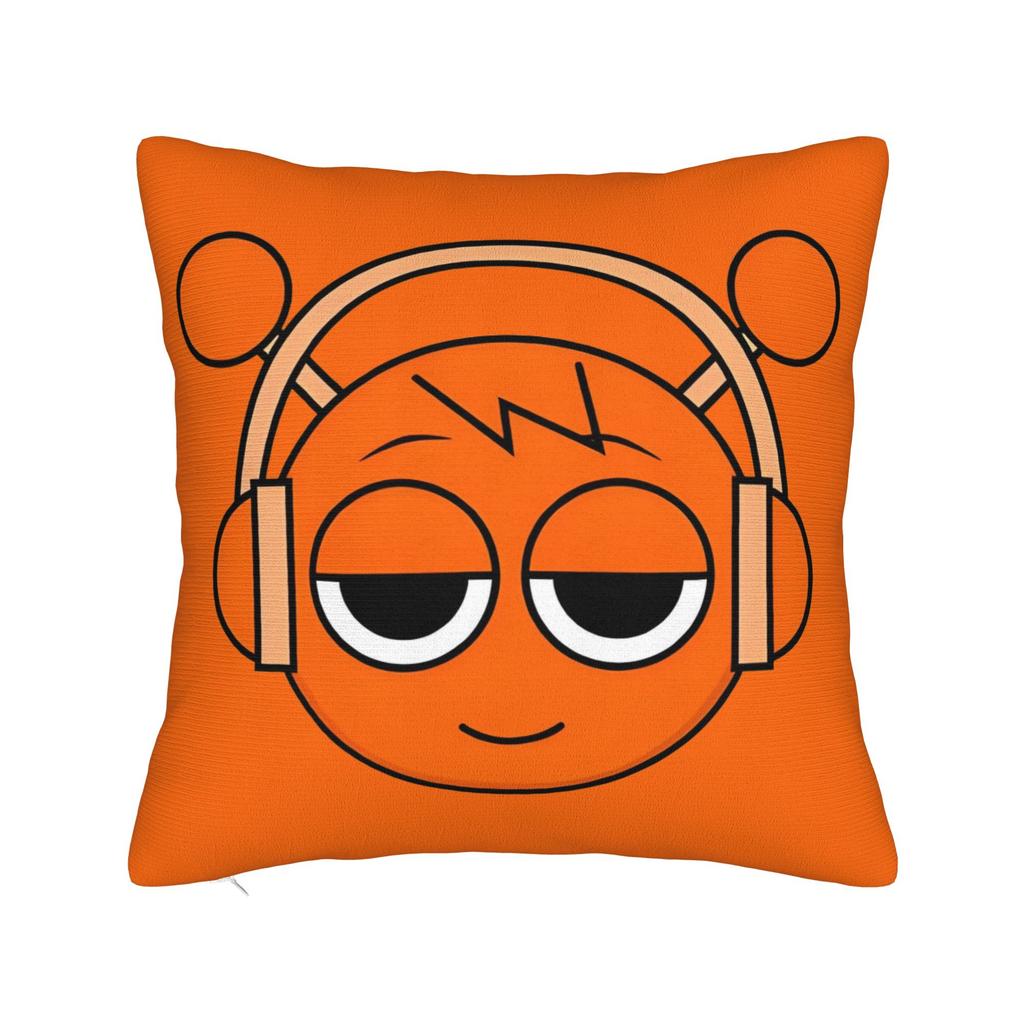 Sprunki Grey Oren Funbot Square Pillow Covers Polyester Home Beats Game Cushion Case Cool Home Decoration Pillowcase