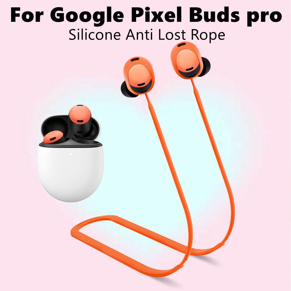 Гибкий подвесной шнурок на шею из силикона, шнур против потери для наушников Google Pixel Buds pro