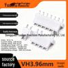 In stock VH3.96mm pitch 180° heat-resistant straight insertion pin connector socket with buckle.