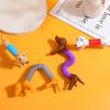 Retractable Toy Various Shapes Stretchable Head Tail 360-degree Twisting Dachshund Dog Fidget Toy