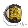 7 Inch LED Three-sided Luminous Work Light Yellow Mask Yellow Light Off-road Headlight Front Bar Spotlight Wrangler Headlight