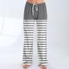 Womens Pajama Pants Sleepwear Casual Drawstring Elastic Waist Pants  Comfy Straight Yoga Loose Trousers