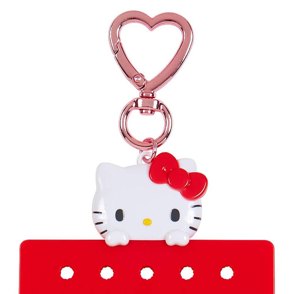 Sanrio Custom Clear Pouch Hello W x 1cm D x 17cm H metal Storage 7cm W x 1cm D x 11cm 684767 (My Pachirun) Kitty, Approx. 7.8cm (excluding fittings),