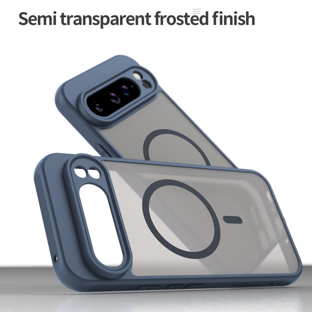 Google Pixel 9 Pro Magsafe Phone Case,Magnetic Shockproof Magsafe Phone Case,Bumper Hybrid Cover for Google Pixel 9 Pro