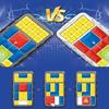 Plastic Sliding Puzzle Huarong Road Game For Children