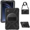 Suitable for Samsung Tab A9 SM-X110/X115 tablet protective case with 360-degree rotating stand and triple protection against drops
