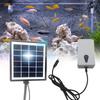 6V 2WSolar Oxygen Pump Battery Powered Fish Tank Oxygenator Aquarium Oxygen Aerator Solar Oxygenator for Garden Pool Fish Tank