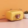 Cute Bear Liftable Tissue Box Wet Wipes Dispenser Holder Napkin Storage Box Bedroom Living Room Cartoon Desktop Paper Box