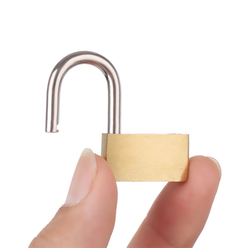 Поставка товаров для дома, чемодан, навесной замок, латунный навесной замок, инструмент безопасности, медный замок с 3 ключами
