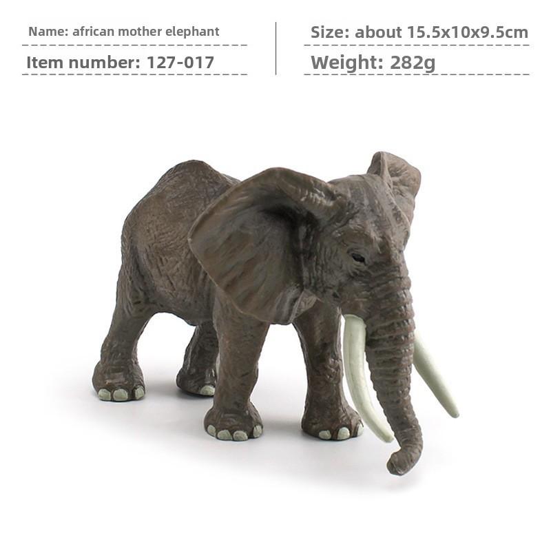 Realistic Zoo Animal Pvc Elephant Figures For Classroom Learning And Gift Giving