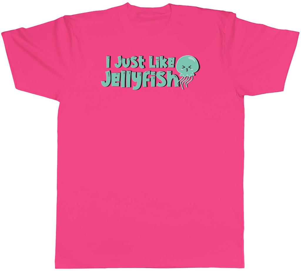Unisexs T Shirt I Just like Jellyfish Green Unisex Tee Gift