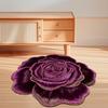 3D Floral Bath Mat Realistic Flower Shaped Floor Mat Non-Slip Absorbent Bathroom Rug for Entrance Living Room Bedroom