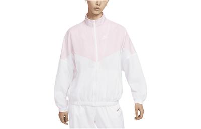 Спортивная куртка Windrunner Essential женская, тканая, 'Белый/Розовый' DM6186-690