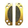 57BA 2Pcs Anti-rust Metal Parking Brake Pads 2203147 Motorbike Front Disc Brake Plate Motorcycle Rear Brake Pads
