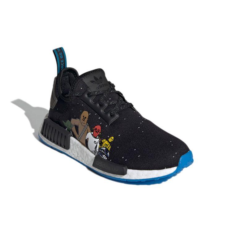 Звездные войны x adidas NMD_R1 Подростковые Кроссовки 'Повстанцы и Первый Орден' Черный Основной-черный Облачно-белый FX6503
