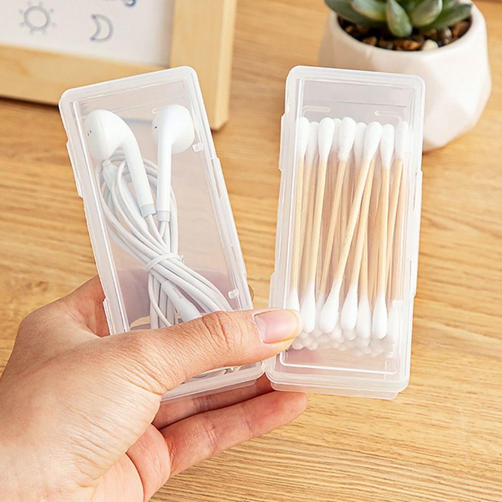 Multi-purpose Transparent Storage Box with Lid Small Thing Container for Storing Jewelry