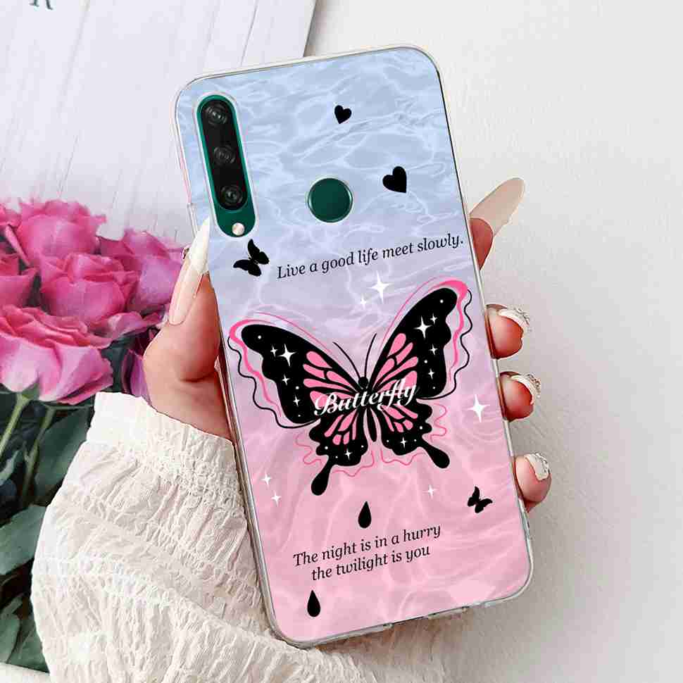 For Huawei Y6p Case Popular Painted Cover Soft Silicone Phone Case For Huawei Y 6p Y6p Y 7p Y7p Back Cover Bumper