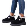 New Platform Snow Boots Women's Winter Velvet Maillard Loafer Cotton Shoes One-pedal Retro