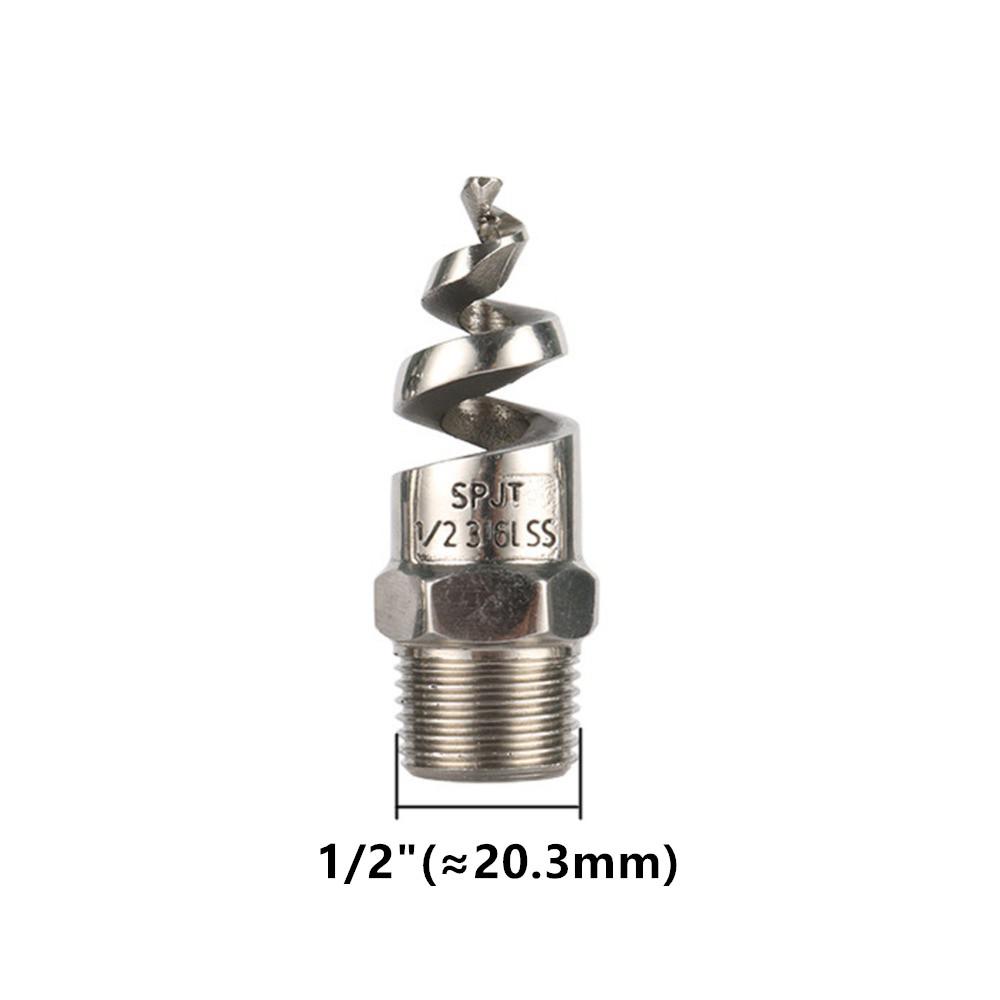3/8 "1/2" 3/4 "1/4" 1 "наружная резьба полный конус спиральная форсунка из нержавеющей стали поливочный туман спринклерный инструмент для орошения сада и газона