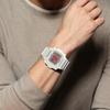 Casio Коллекция Custom Электронный механизм Ремешок из смолы Часы Мужские Часы Белый циферблат F108WHC-7B(Часы1100--)