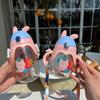 Cute Cartoon Straw Cup Children's Kindergarten Portable Mixing Kettle Baby Mom Girl Back Water Cup