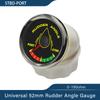 Newest Boat 52mm Rudder Angle Gauge Meter Signal 0-190ohm with 8 Colors Backlight for Ship Yacht Vessel 9-32V