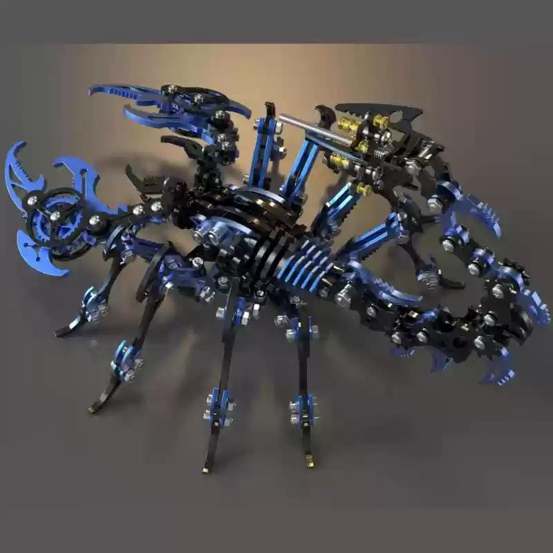 Ограниченная серия Царь Скорпионов DIY Ручная работа Металл 3D Металлическая Животное Головоломка Сборная Модель Головоломка Игрушка Подарок Мальчику на День Рождения