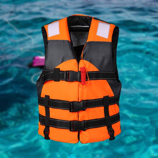 Спасательный жилет для взрослых, полиэтиленовая пена, устойчивый к пятнам полиэстер, надежная посадка, регулируемые застежки на ремнях безопасности, спасательный жилет для водных видов спорта, катания на лодках