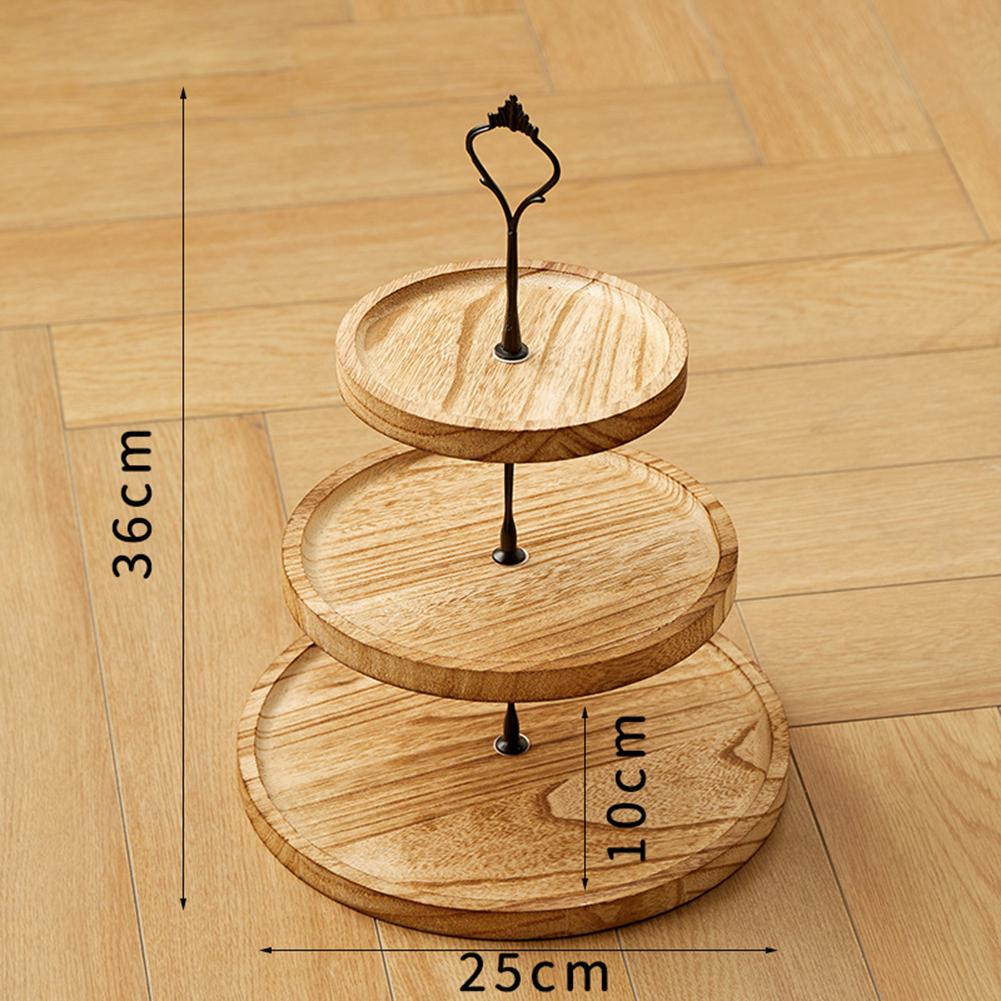 Dessert Table Stand 3-layer Cake Stand Baby Showers Attractive Colors Ergonomic Design Large Capacity Long-lasting