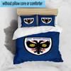 3pcs Afc Crest Printed Bedding Set Duvet Cover Closure Includes 1 Duvet Cover & 2 Pillowcases Bedding Sets Home Decor Gifts