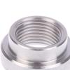 Oxygen Sensor Stainless Steels Bung Plug Nut Stepped Mounting Cap Kit Plug Nut Plug Wideband Nut Fitting Weld Bungs M18X1.5