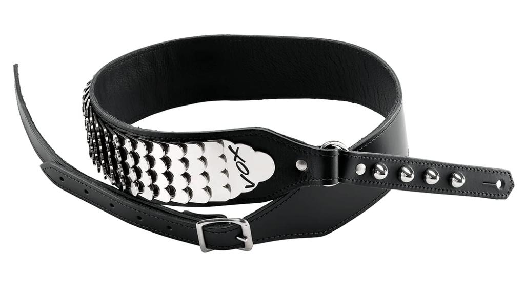 VOX Guitar Python Strap Leather PYTHON STRAP V822 Black