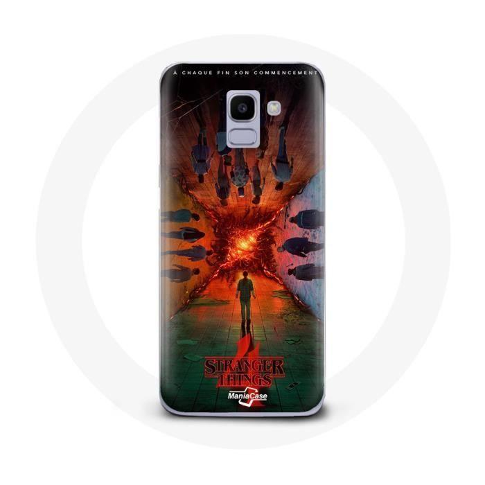 Case for Samsung Galaxy A8 2018 Stranger Things Season 4 Poster Crews of the New Theory
