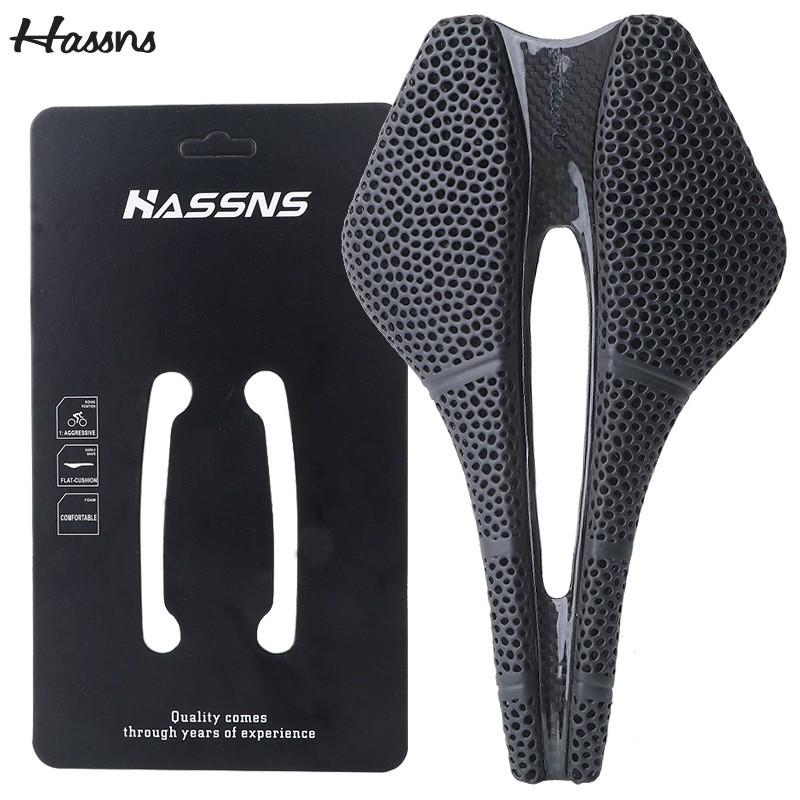 Ultra-Lightweight Carbon Fiber 3D Printed Bicycle Saddle Road MTB Cycling Comfort Breathable Short Nose Race Seat