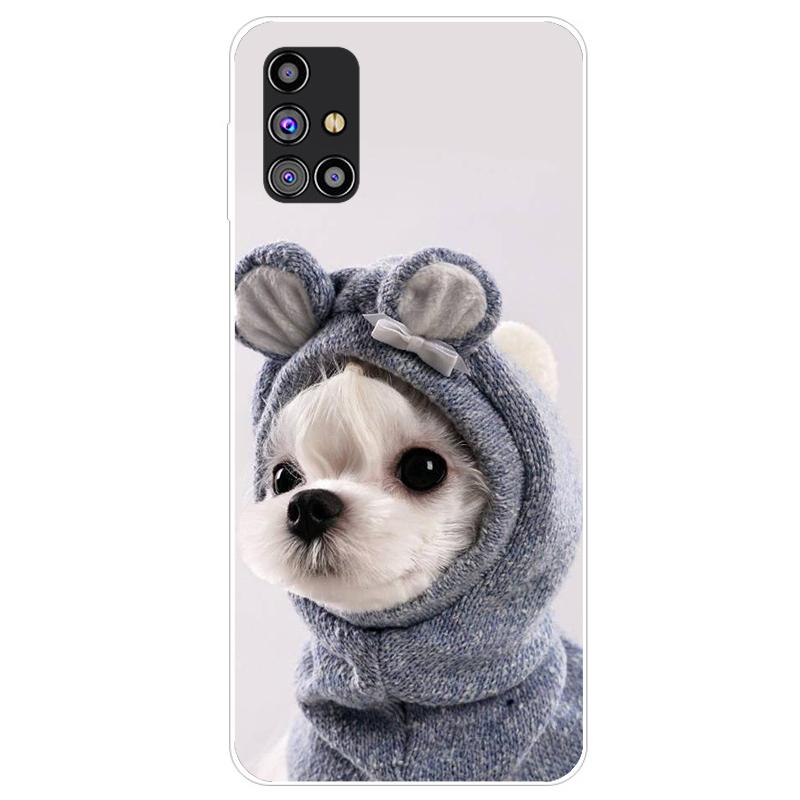 Чехол для телефона Samsung M31s Мягкий силиконовый чехол TPU для Samsung Galaxy M31s Чехол M31 SM 31S GalaxyM31 Бампер Coque