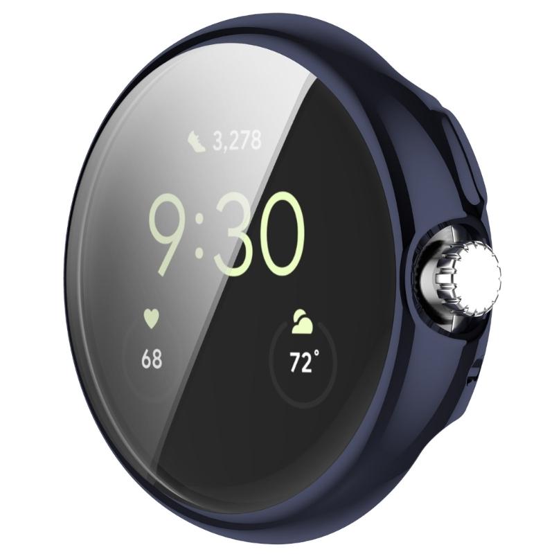 Противоударный чехол-бампер из ТПУ для Pixel Watch 2, защитная крышка, устойчивый к царапинам корпус
