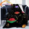 Space Universe  Vector  and Many Planets In Galaxy Series Wool Blanket Cashmere  Fashion Flannel Blanke