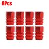 16Pcs Car Wheel Tire Valve Stems Caps Aluminum Tyre Rim Stem Covers Airdust Waterproof for BMW Auto Motorcycle Car Accessories