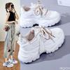 Fashion New Versatile Women's Shoes Thick Soled Non Slip Sneakers Fashion Casual Comfortable Shoe Light Breathable Ladies Shoes Mujer