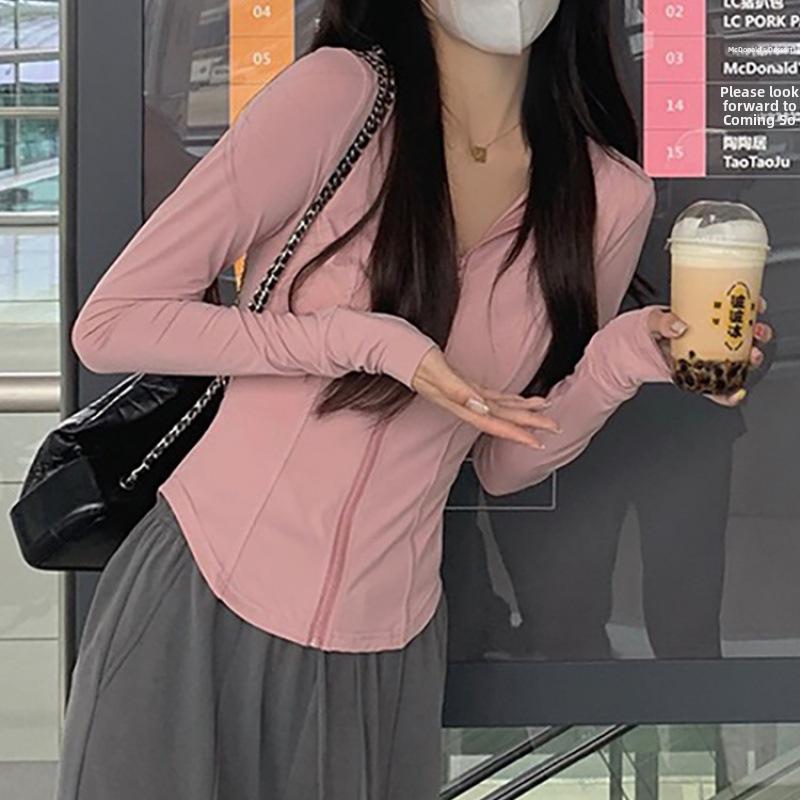 Женский тонкий кардиган Ice Silk с защитой от солнца UPF50+ и капюшоном для летней йоги