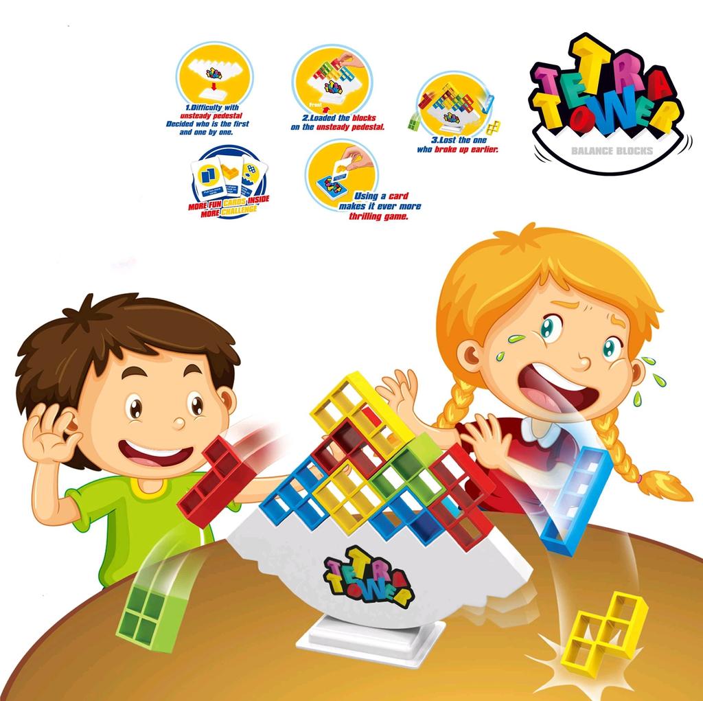 Детские головоломки тетрис, настольные игрушки, детские сбалансированные качели, строительные блоки, детские развивающие игрушки, многослойная настольная игра для взрослых