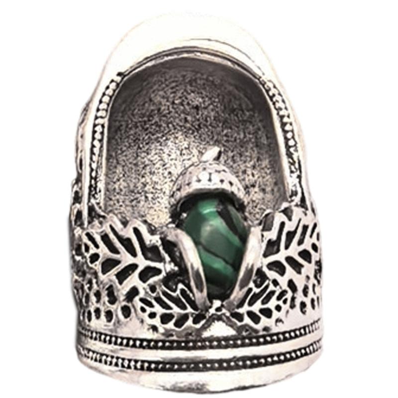 Прочный наперсток из сплава для любителей шитья и рукоделия, предлагающий открытый дизайн, гибкость и удобную посадку