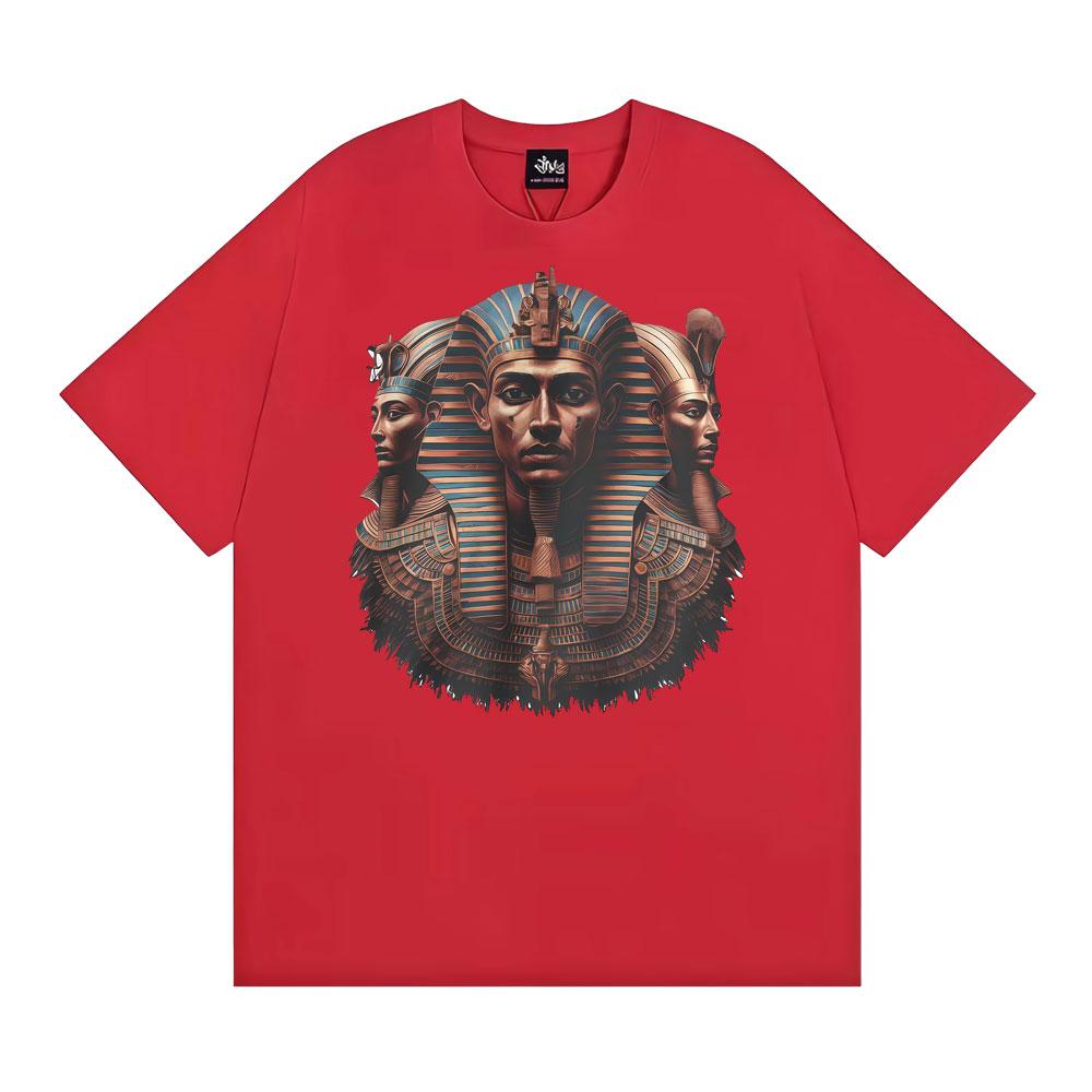 Egyptian Pharaoh Graphic Ancient Egypt Art Meme Tee Shirt Men Women Harajuku Vintage Fashion Humor Tshirts Short Sleeve T Shirt