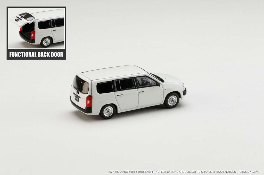 HJ64 Toyota Probox GL White Finished Product 1/64