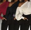 Asymmetrical One-Sleeve Slim Shirt - 6 Colors, Loose Fit