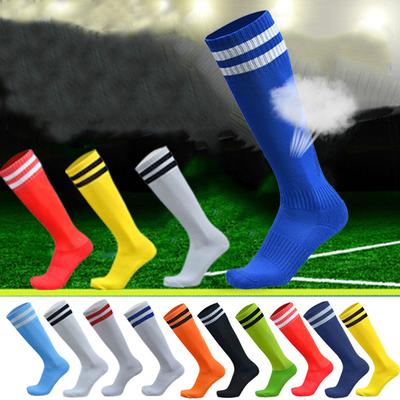 1-3/PCTowel Bottom футбольные носки длинные влагопоглощающие и противоскользящие спортивные носки полосатые детские футбольные носки длиной до колена