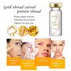 Protein Line и Gold Foil Liquid Set Сыворотка для лица Активный растворимый коллаген Шелковая нить